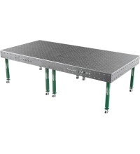Suvirinimo stalas SMART - 3000x1480mm - Φ16 - 100x100mm - Ant ratukų - 12mm