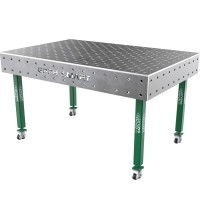 Welding table SMART - 1500x1000mm - Φ16 - Diagonal - On wheels