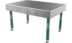 Suvirinimo stalas SMART - 1500x1000mm - Φ16 - Įstrižinė - Ant ratukų
