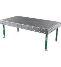Suvirinimo stalas SMART - 2400x1200mm - Φ28 - 100x100mm - Ant ratukų - 12mm