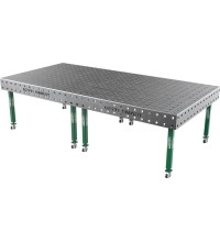 Suvirinimo stalas SMART - 3000x1480mm - Φ28 - 100x100mm - Ant ratukų - 12mm