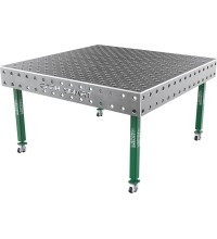 Suvirinimo stalas SMART - 1500x1480mm - Φ28 - Įstrižinė - Ant ratukų - 12mm