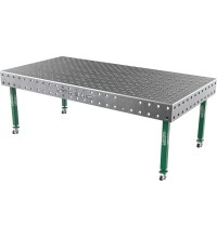 Welding table SMART - 2400x1200mm - Φ28 - Diagonal - On wheels - 12mm