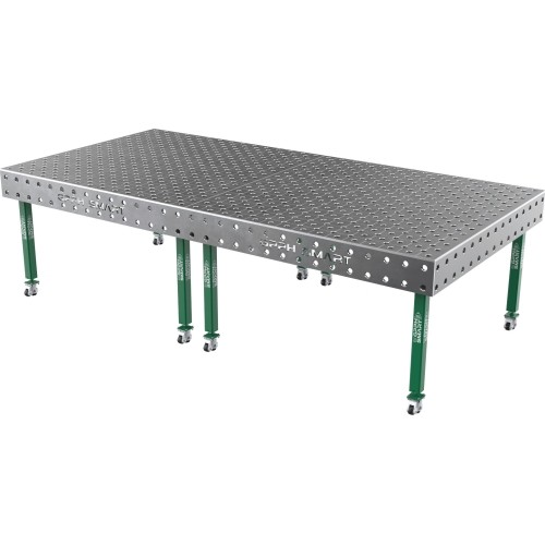 Suvirinimo stalas SMART - 3000x1480mm - Φ28 - Įstrižinė - Ant ratukų - 12mm