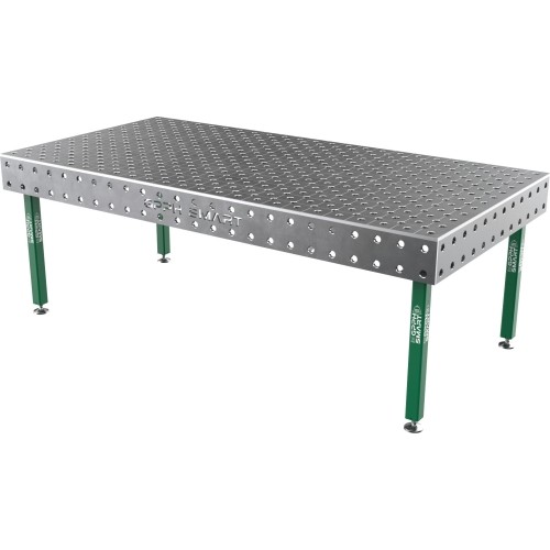Suvirinimo stalas SMART - 2400x1200mm - Φ28 - Įstrižinė - Ant kojelių - 12mm