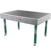 Suvirinimo stalas SMART - 1500x1000mm - Φ16 - 100x100mm - Ant ratukų - 15mm
