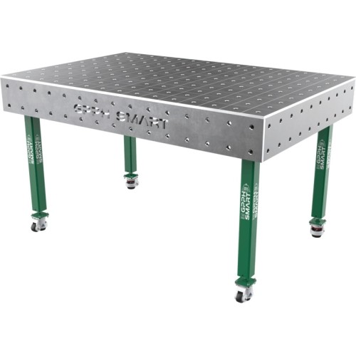 Suvirinimo stalas SMART - 1500x1000mm - Φ16 - 100x100mm - Ant ratukų - 15mm