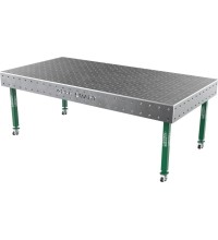 Suvirinimo stalas SMART - 2400x1200mm - Φ16 - 100x100mm - Ant ratukų - 15mm