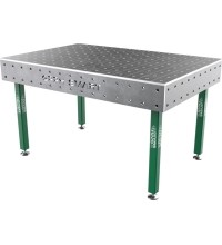 Welding table SMART - 1500x1000mm - Φ16 - 100x100mm - On feet - 15mm