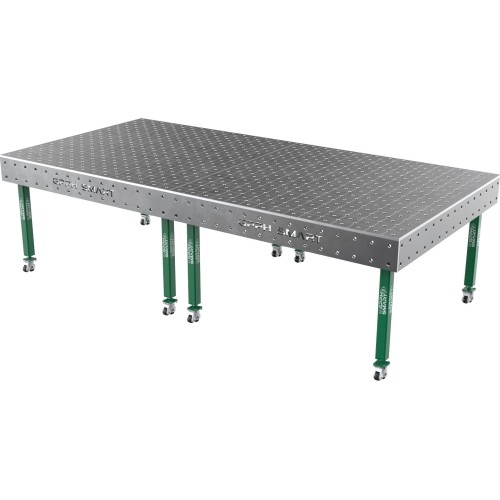 Suvirinimo stalas SMART - 3000x1480mm - Φ16 - Įstrižinė - Ant ratukų - 15mm
