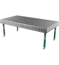 Suvirinimo stalas SMART - 2400x1200mm - Φ28 - 100x100mm - Ant ratukų - 15mm