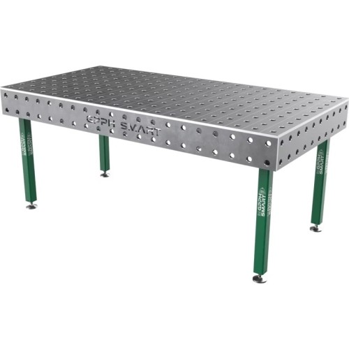 Suvirinimo stalas SMART - 2000x1000mm - Φ28 - 100x100mm - Ant kojelių - 15mm