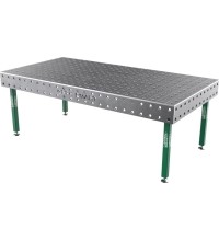 Welding table SMART - 2400x1200mm - Φ28 - 100x100mm - On feet - 15mm