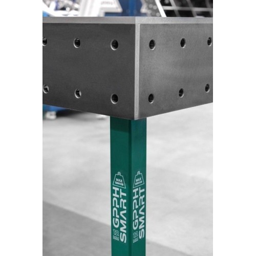Suvirinimo stalas SMART - 1500x1000mm - Φ16 - 100x100mm - Ant kojelių - SMART 12 (12mm)