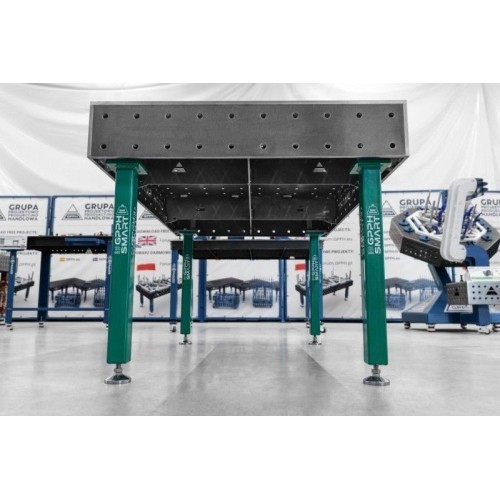 Suvirinimo stalas SMART - 1500x1000mm - Φ16 - 100x100mm - Ant kojelių - SMART 12 (12mm)