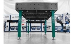 Welding table SMART - 1500x1000mm - Φ16 - 100x100mm - On feet - SMART 12 (12mm)