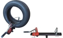 Manual desk tire spreader