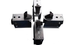 Motorcycle adaptor for tire changer