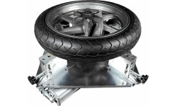 Ratų montavimo staklių adapteris motociklams