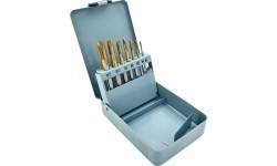 Sriegiklių rinkinys M3-M12 HSS M35 su TiN danga (7vnt)