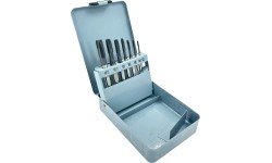 Sriegiklių rinkinys M3-M12 HSS M35 su TiAlN danga (7vnt)