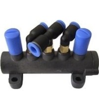 Ratų montavimo staklių complete 5-way valve [t-union]. Atsarginė dalis