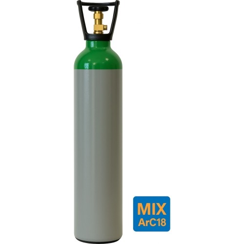 Dujų balionas Gaschema (PH 300 BAR) (MIX ArC18) (užpildytas) - 10 l