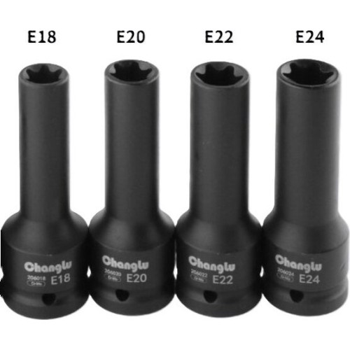 3/4" Dr. Deep Impact E-TORX socket E-Torx - 3/4'' x E24