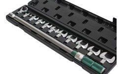 1/2" Dr. Pre-set digital torque wrench 50-350Nm with plug set