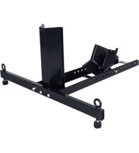 Motorcycle wheel chock with wide base 680kg