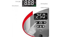 Automatic standing air inflator with hose reel 220V