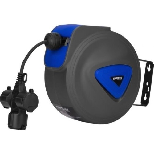 Cable reel with auto-retraction 10m 3Gx1.5mm 250V