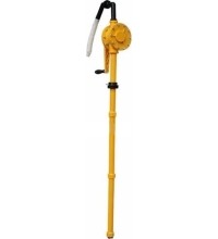 Chemical hand rotary pump. Plastic