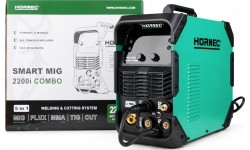 Suvirinimo aparatas HORNEC® smart SynMIG 2200i COMBO 5 in 1 (MIG / MMA  / TIG DC (HF) / PLASMA)