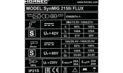 HORNEC® smart SynMIG 2150i FLUX welding machine (gasless)