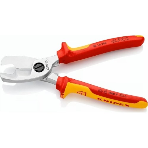 Kabelio kirpimo žirklės elektrikui VDE 200mm KNIPEX