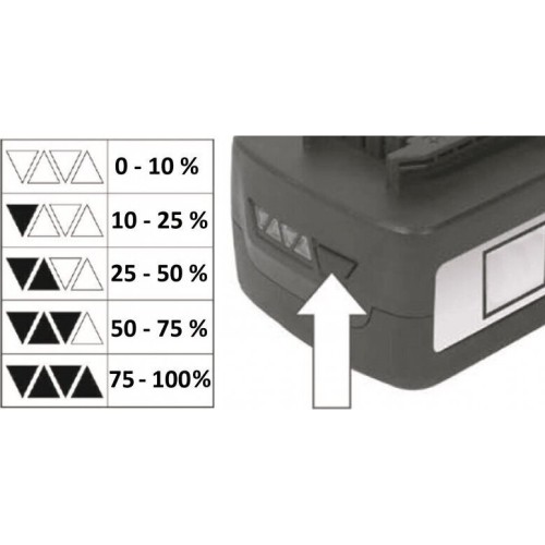 Battery for cordless tools WORCRAFT 20V 6.0Ah LI-ION