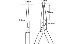 Prailgintos replės 200mm KNIPEX