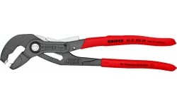 Spring hose clamp pliers 250 mm KNIPEX, with locking and retaining mechanism