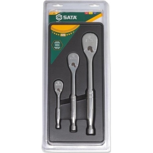 Terkšlė reversinės rinkinys 3vnt. 60TH 120XP (ovalo formos galvutė, metaline rankena)