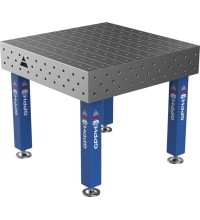 Suvirinimo stalas PRO 15 mm - 1000x1000mm - Φ16 - 100x100mm - Ant kojelių