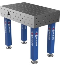 Welding table PRO 15 mm - 1000x600mm - Φ16 - 100x100mm - On feet
