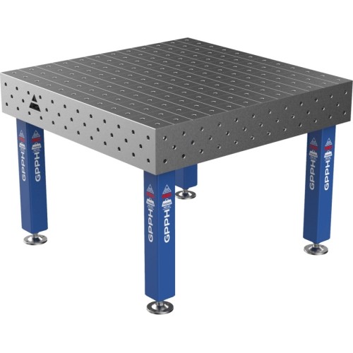 Welding table PRO 15 mm - 1200x1200mm - Φ16 - 100x100mm - On feet