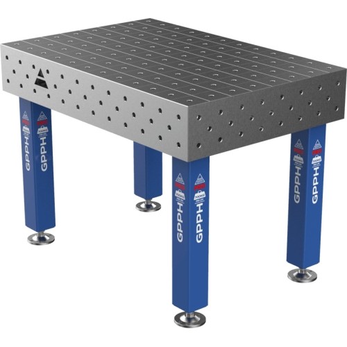 Welding table PRO 15 mm - 1200x800mm - Φ16 - 100x100mm - On feet