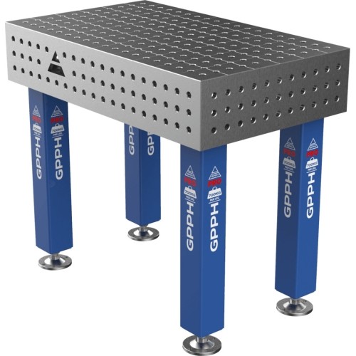 Welding table PRO 15 mm - 1200x1200mm - Φ16 - 50x50mm - On feet