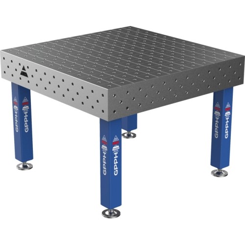 Welding table PRO 15 mm - 1200x1200mm - Φ16 - Diagonal - On feet