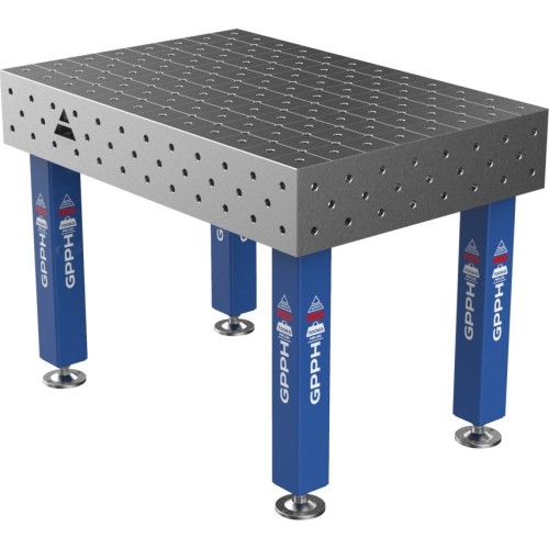 Welding table PRO 15 mm - 1200x800mm - Φ16 - Diagonal - On feet