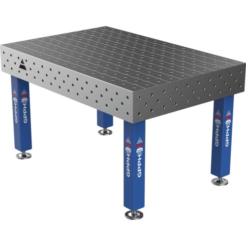 Welding table PRO 15 mm - 1500x1000mm - Φ16 - Diagonal - On feet