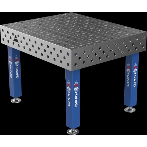 Welding table PRO 15 mm - 1200x1000mm - Φ28 - 100x100mm - On feet