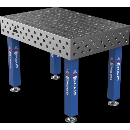 Welding table PRO 15 mm - 1200x800mm - Φ28 - 100x100mm - On feet